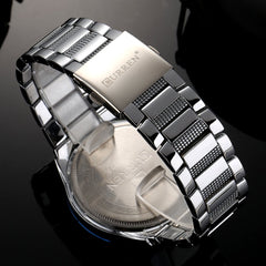 Curren Casual Watch For Men Analog Stainless Steel - 8276 - Silver