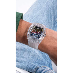 GUESS US Men's Rainbow Ombre Multifunction Watch