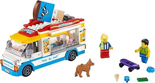 LEGO City Ice-Cream Truck 60253, Cool Building Set for Kids, New 2020 (200 Pieces)