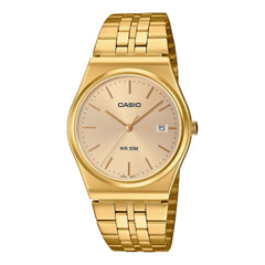 Casio Men's Watch - MTP-B145D-7BVDF White Dial Gold