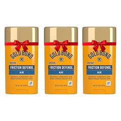 Gold Bond Friction Defense Anti Chafing Stick, With Aloe to Soothe, Comfort & Moisturize Chafed Skin, 3 pack  1.75 oz