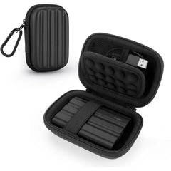 YINKE Case Compatible with Samsung T7 Shield/ T9 / T7 Touch Portable SSD USB 3.2 1TB, 2TB, 500GB, Hard EVA Portable Travel Storage Protective Cover