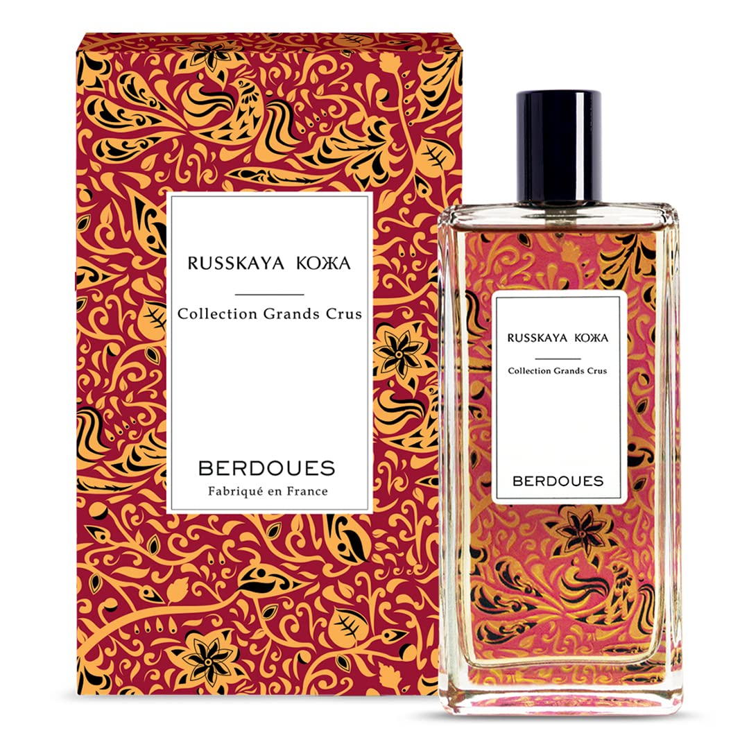 Berdoues Russkaya Kozha Perfume [100ml] – Unisex Luxury Perfume, Collection Grands Crus w/ Cade, Siamese Benzoin, Cardamom | Beauty and Personal Care