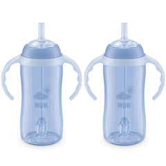 NUK Learner Straw Cup, 10 oz - Toddler Cup with Soft Straw for Easy Drinking, 8 Months and Up