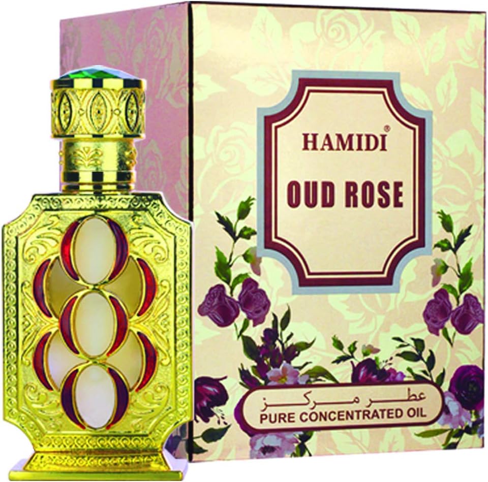 Oud Rose for Women, Pure Concentrated Oil, 20 ml for Her, Non Alcoholic Oil, by Hamidi from the House of Sterling