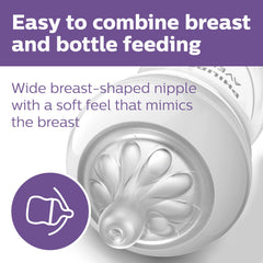 AVENT Philips Natural Response Baby Bottle Flow 5, 6M+, 4pk, SCY965/04