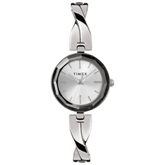Timex Women's Dress 26mm Bracelet Watch - Silver-Tone