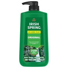 Irish Spring (Original Clean, 887 ml) - Original Clean Body Wash, 887 ml Pump