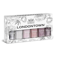 LONDONTOWN I Do! Bridal Set 21+ Free Vegan Nail Polish Wedding Collection, Shimmery Romantic Red Pink Colors, 6-Pc 0.40fl oz
