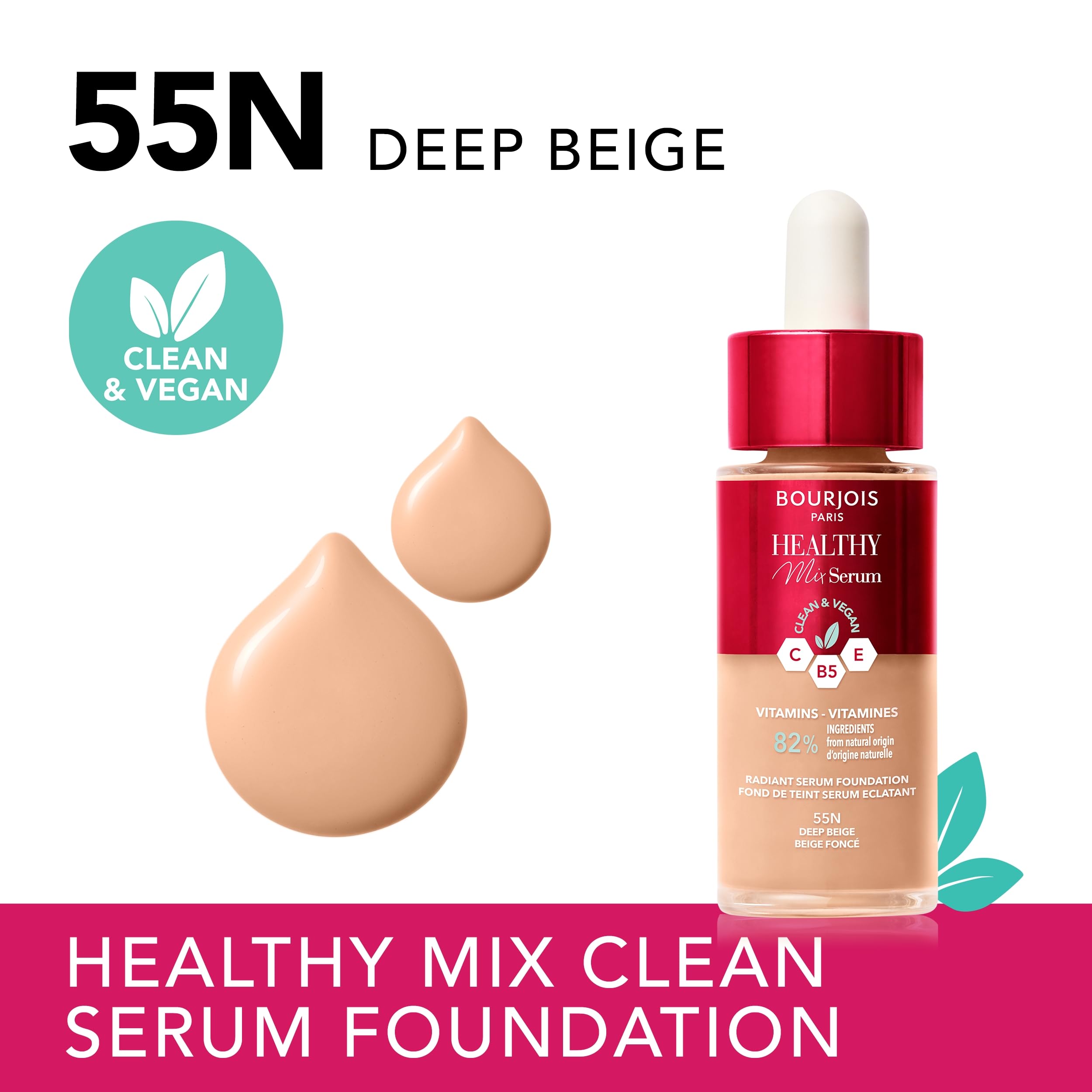 HEALTHY MIX serum foundation base de maquillaje #55N-deep beige 30 ml