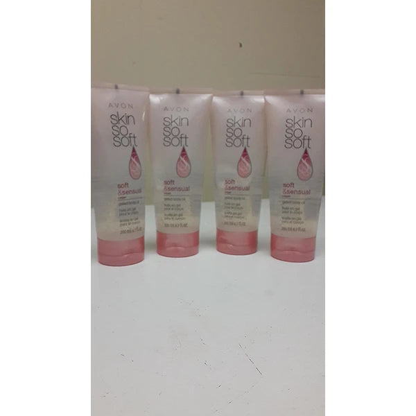 Avon Skin So Soft Soft and Sensual Gelled Body Oil Lot of 4