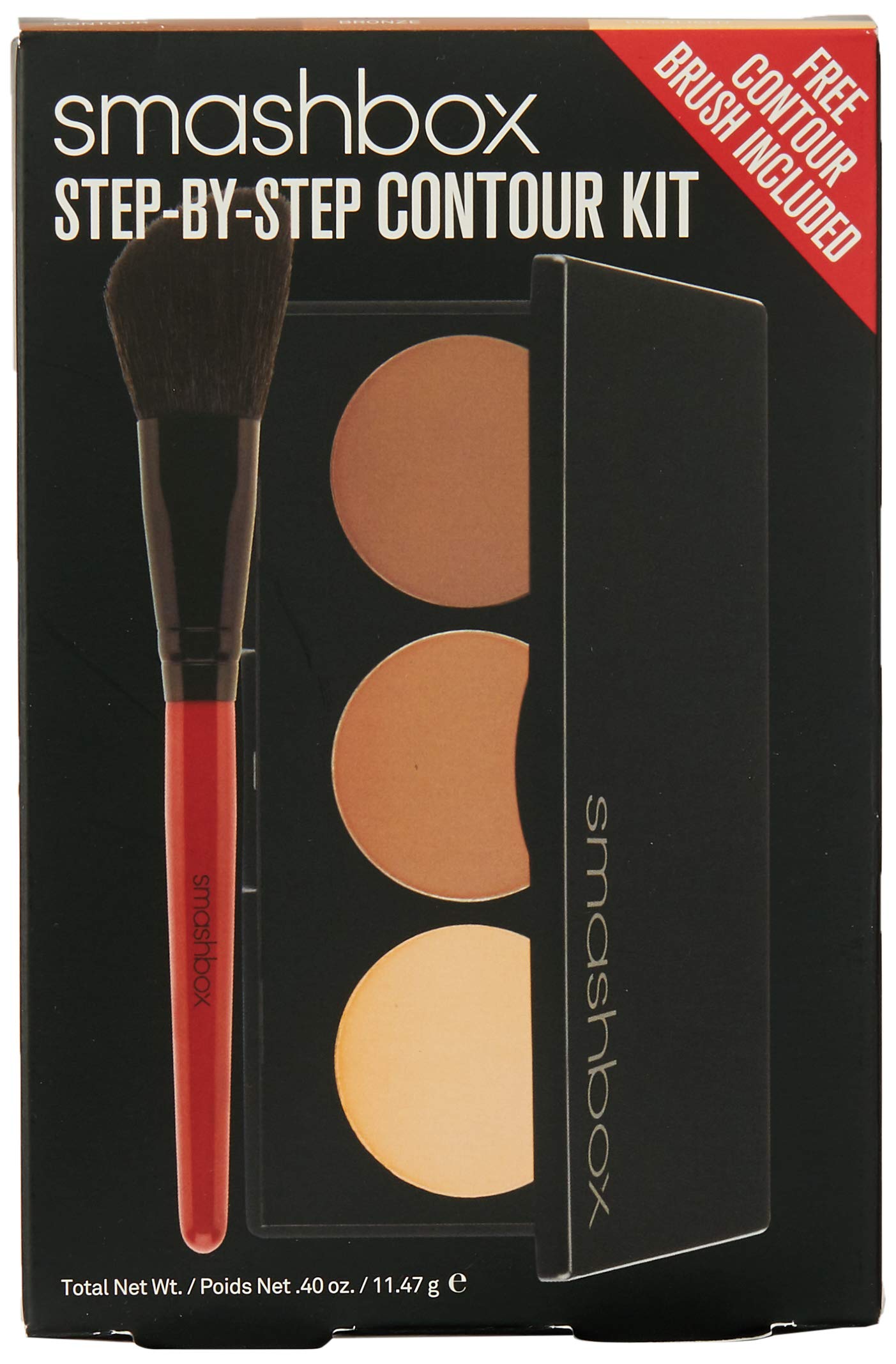 SMASHBOX Step By Step Contour Kit Highlight/Bronze/Contour, 11.47g