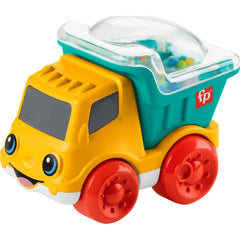 Fisher-Price Baby Toy  Dump Truck, Fire Truck and Tractor Push-Along Vehicle with Fine Motor Activities for Kids