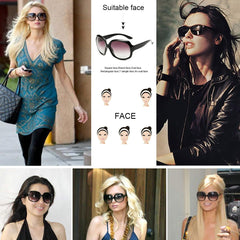 AkoaDa Polarized Sunglasses for Women, UV400 Lens Sunglasses for Female Ladies Fashionwear Pop Polarized Sun Eye Glass