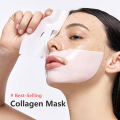 Bio-Collagen Real Deep Mask, Hydrating Overnight Hydrogel Mask, Elasticity Improvement, Pore Minimizing, For All Skin Types, Travel Essentials 34g (4 Pack)