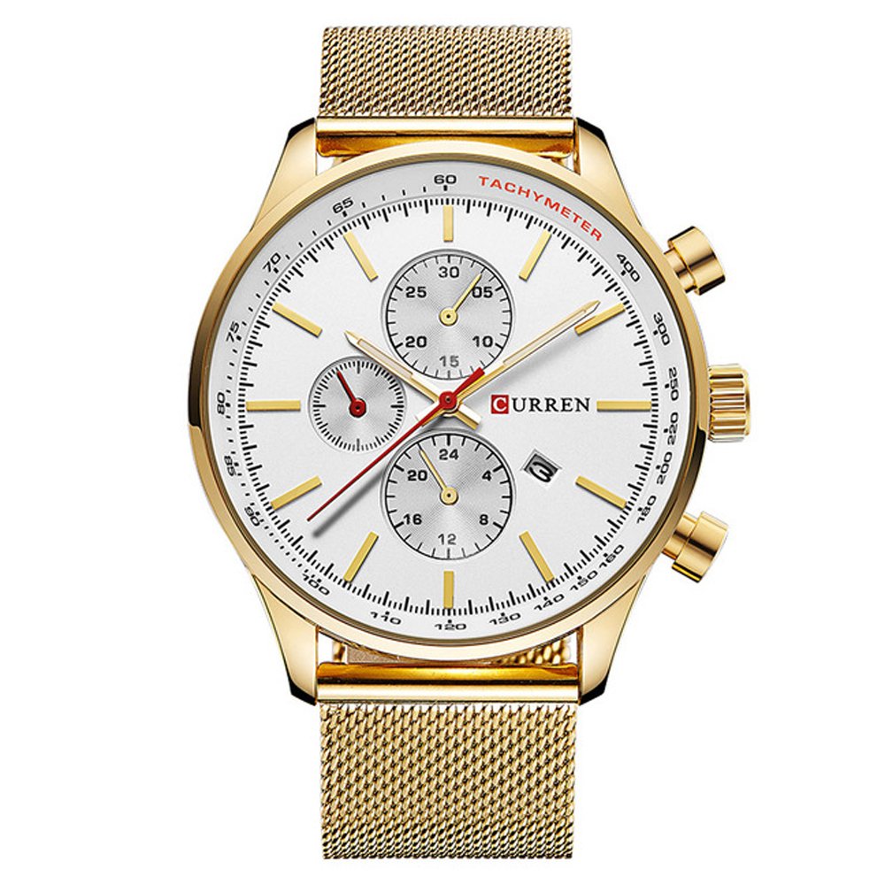 Curren Casual Watch For Men Analog Leather - 8227