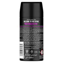 Axe Mini Men Deodorant Body Spray, Excite, 48 hours of irresistible fragrance, 120ml (Pack of 2)
