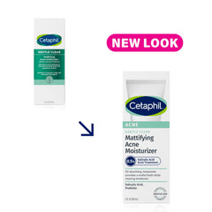 Cetaphil Face Moisturizer, Gentle Clear Mattifying Acne Moisturizer With 0.5% Salicylic Acid, Hydrates and Treats Sensitive Acne Prone Skin, Skin Care for Sensitive Skin, 3oz, 3 Fl Oz (Pack of 1)