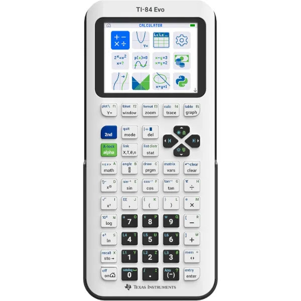 Texas Instruments TI-84 Evo Graphing Calculator Plus Online Version - White