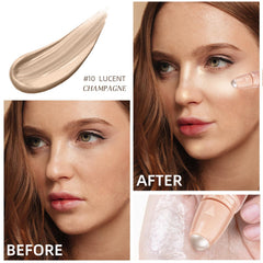 MAKINGTEC Liquid Highlighter, Highlighter Makeup, Roll on Liquid Highlighter for Face,Natural Lightweight Dewy Glow Glotion Makeup,Long-lasting Shimmer Glow Skin Illuminator Makeup for Face & Body
