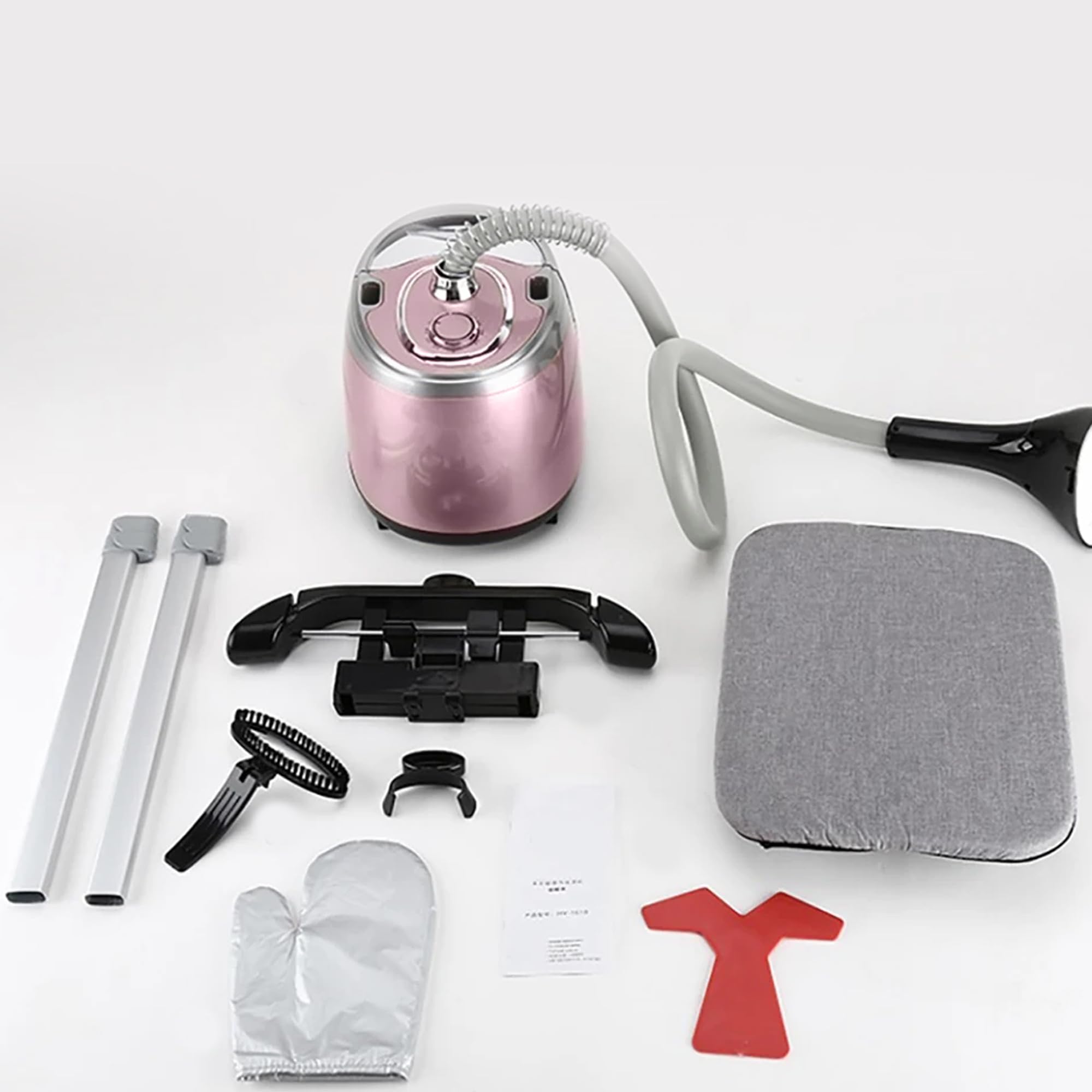 Breakode™ Garment Steamer for Clothes, Adjustable Height with Hanger 2000W, Steam Iron 40 Second Heating Time, Detachable Ironing Board, Sanitized Garment, Heat Insulated Steam Hose (garment steamer)