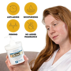 Advanced Clinicals Retinol Cream Spa Size For Salon Professionals Moisturizing Formula Penetrates Skin To Erase The Appearance Of Fine Lines & Wrinkles Fragrance Free 16 Ounce (Pack of 2) Multi