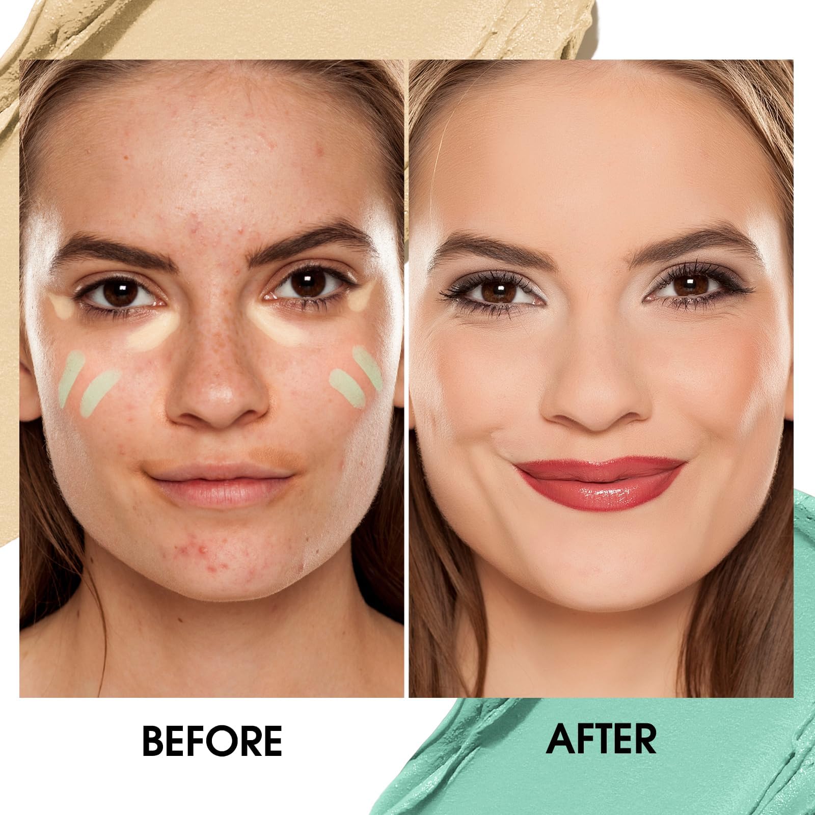 KASTWAVE 6 Color Contour Stick Concealer Bronzer Stick Cream Palette Contour Multifunctional Contouring Makeup Kit for Face Highlighter Makeup Stick Set Long Lasting & Waterproof
