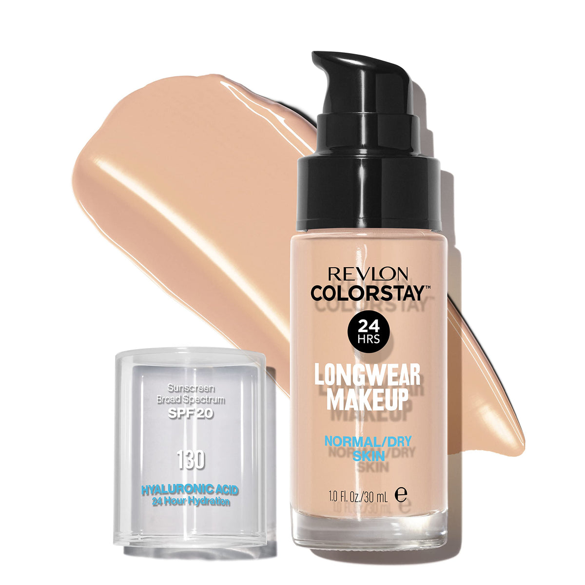 Revlon ColorStay Liquid Foundation For Normal/dry Skin, SPF 20, Porcelain, 1 Fl Oz