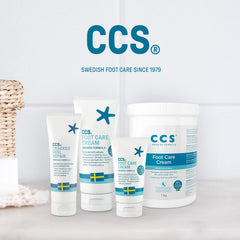 CCS Professional Foot Care Cream 175 ml - Moisturise and Protect Dry and Callused Feet, Contains 10% Urea and Eucalyptus Oil, Clinically Tested, Suitable for Diabetics
