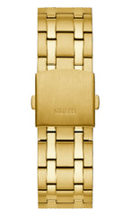 GUESS Men's Sport Multifunction 44mm Watch – Gunmetal & Blue Dial with Gunmetal Stainless Steel Case & Bracelet