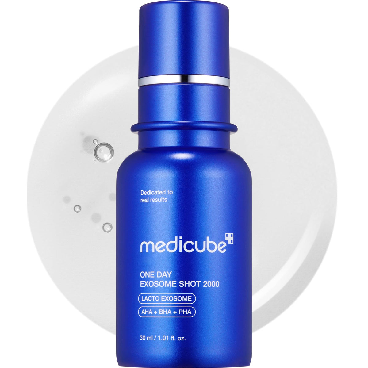 medicube Zero Exosome Shot 2,000 PPM Spicule Facial Serum | Liquid Booster Serum | Exosome, AHA+BHA+PHA | Pore Care, Dead Skin Cells, Skin Texture | Korean Skin Care 1.01 fl.oz