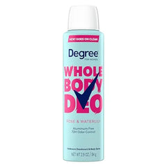 Degree Women Deodorant Spray Rose and Waterlily Scent Aluminum Free 72H Odor Protection 2.9 Oz
