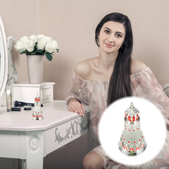 Perfume Spray Hand Soap Bottle: Travel Essential Oil Perfumes Glass Crystal Mist Liquid Hair Water Fragrance Holder 30ML