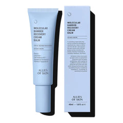 Allies of Skin Molecular Barrier Repair Cream Balm | Deeply Hydrating Face Moisturizer with Ceramides & Squalane, Daily Treatment to Soothe Irritated Skin For Post-Procedure and Dry Skin - 1.6 fl oz