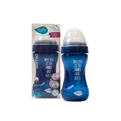 Nuvita Mimic Cool Feeding Bottle, 250 ml, Maroon, Piece Of 1