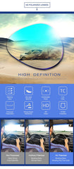 PUKCLAR Polarized Sports Sunglasses for Men Women Running Cycling Fishing Driving Golf TR90 Frame
