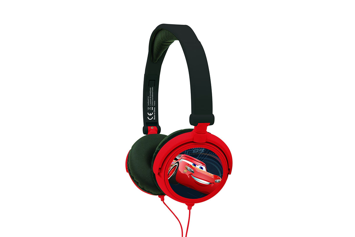 Lexibook HP010DC Disney Cars Stereo Headphones, Red