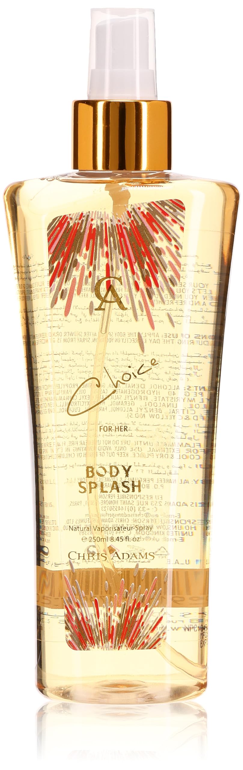 Chris Adams Perfumes Choice Bodysplash For Women, 250 ml