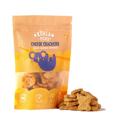 Koala Picks Cheese Crackers  – Crunchy Baked Snack – No Refined Sugar, No Preservatives – Made with Real Cheese & Butter – Healthy Crackers for Kids & Adults - 120g Pack