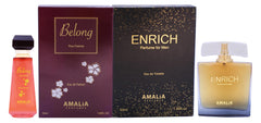 Amalia Eid Sale Fragrance Duo - Belong EDP Femme 50ml & Enrich EDT Homme 50ml