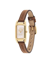 Coach CADIE Women's Watch, Analog-Dark Brown