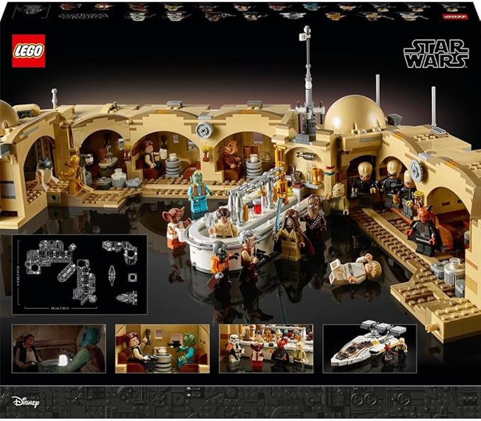 LEGO Star Wars: A New Hope Mos Eisley Cantina Building Set, Master Builder Series, Model Kits for Adults to Build, Collectible Gift Idea 75290