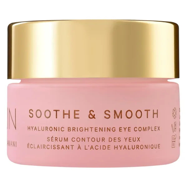 MZ SKIN Soothe & Smooth Hyaluronic Brightening Eye Complex 0.47 fl oz | Luxury Anti-Aging Eye Cream with Hyaluronic Acid, Tri-Peptides & Albizia Bark | Dark Circles, Fine Lines & Puffiness