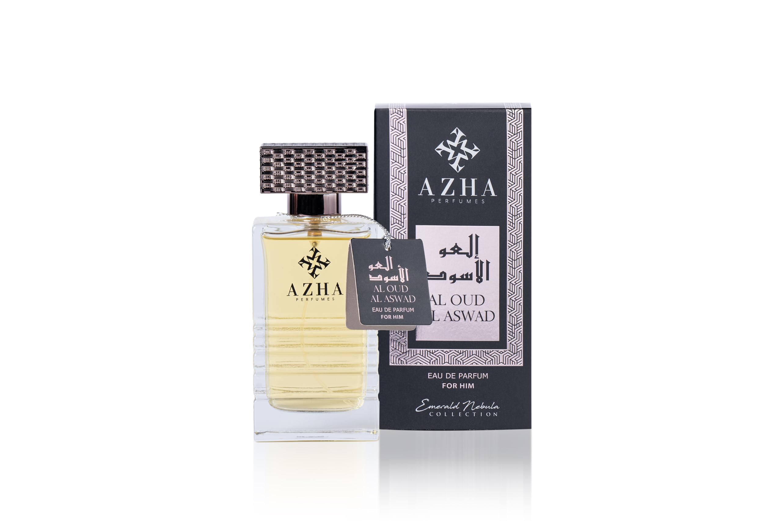 AZHA PERFUMES - Al Oud Al Aswad Eau de Parfum Spray for Men 100 ml