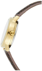 Timex Womens Quartz Watch, Analog Display And Leather Strap - T20071 - Brown