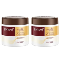 Karseell Collagen Hair Mask 2x500ml for Dry Damaged Frizzy Hair