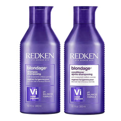 Redken Blondage Purple Shampoo and Conditioner Set For Blonde & Highlighted Hair - Neutralizes Brass & Moisturizes Hair With Pure Violet Pigments, Color Depositing, 10.1 Fl Oz (Pack of 2)