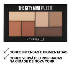mAYBELLINE The City Mini Eyeshadow Palette Makeup, Brooklyn Nudes, 0. 14 oz.