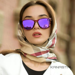 KANASTAL Polarized Sunglasses for Women, Classic Square Mens Sun Glasses, Lightweight Shades for Womens Outdoor 100% UV400 Protection Driving Fishing Golf Outdoor Activities
