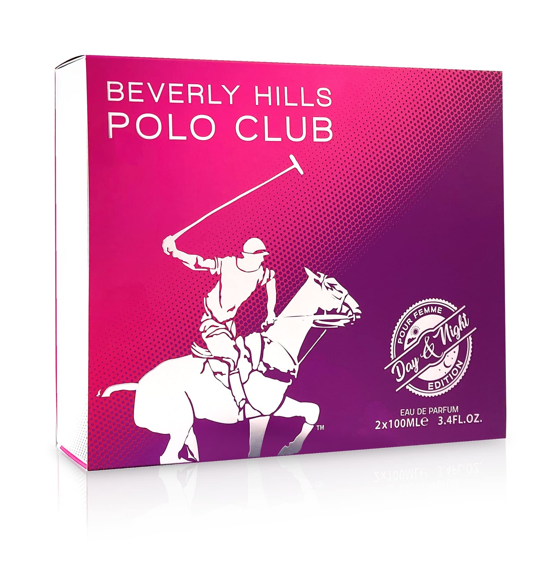 Beverly Hills Polo Club Prestige Pour Femme Eud De Parfum Twin Pack, Gift Set, for Womens 2 x 100ml